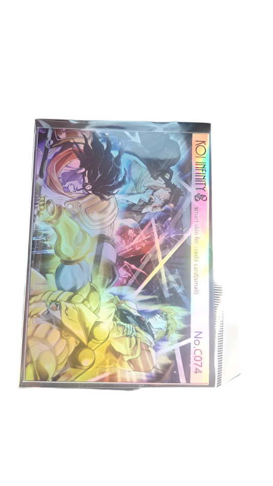 Jotaro and Dio Jojo’s Bizarre Adventure Credit Card Sticker