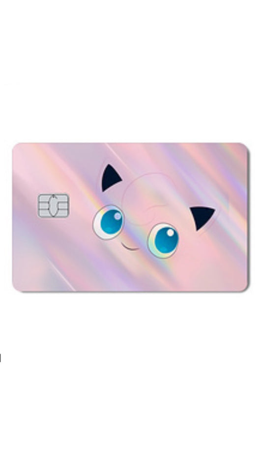 Jiggly Puff Pokemon Holographic Credit Card Sticker