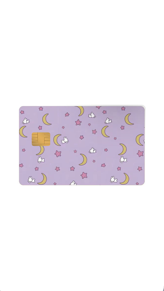 Bed Sheets Pattern Sailor Moon Manga Anime Credit Card Sticker