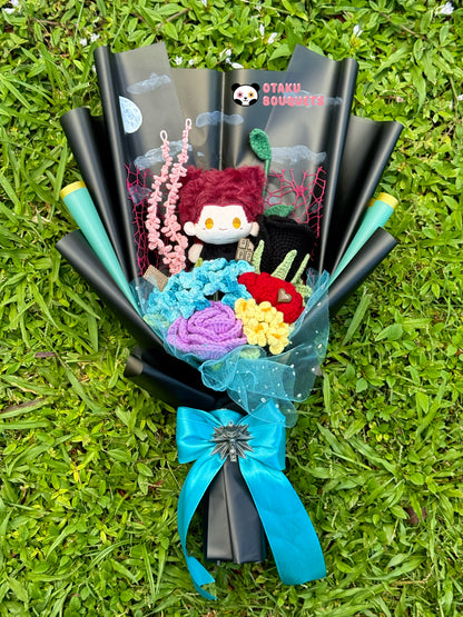 Valco Love and Deepspace LAD Plushie Crochet Flower Bouquet
