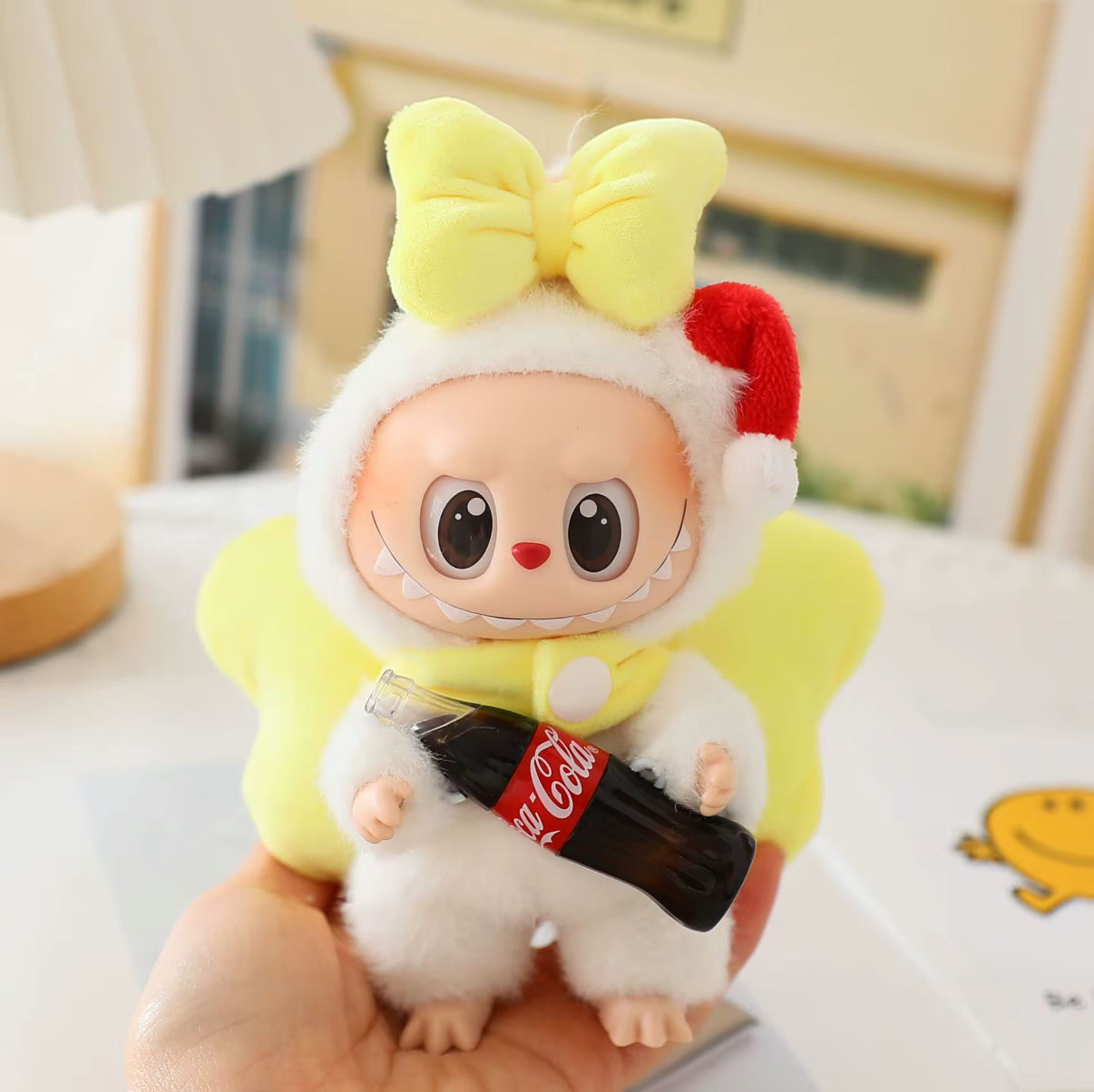 Big Bow Kawaii Cute Doll Labubu Outfit Clothes 17cm