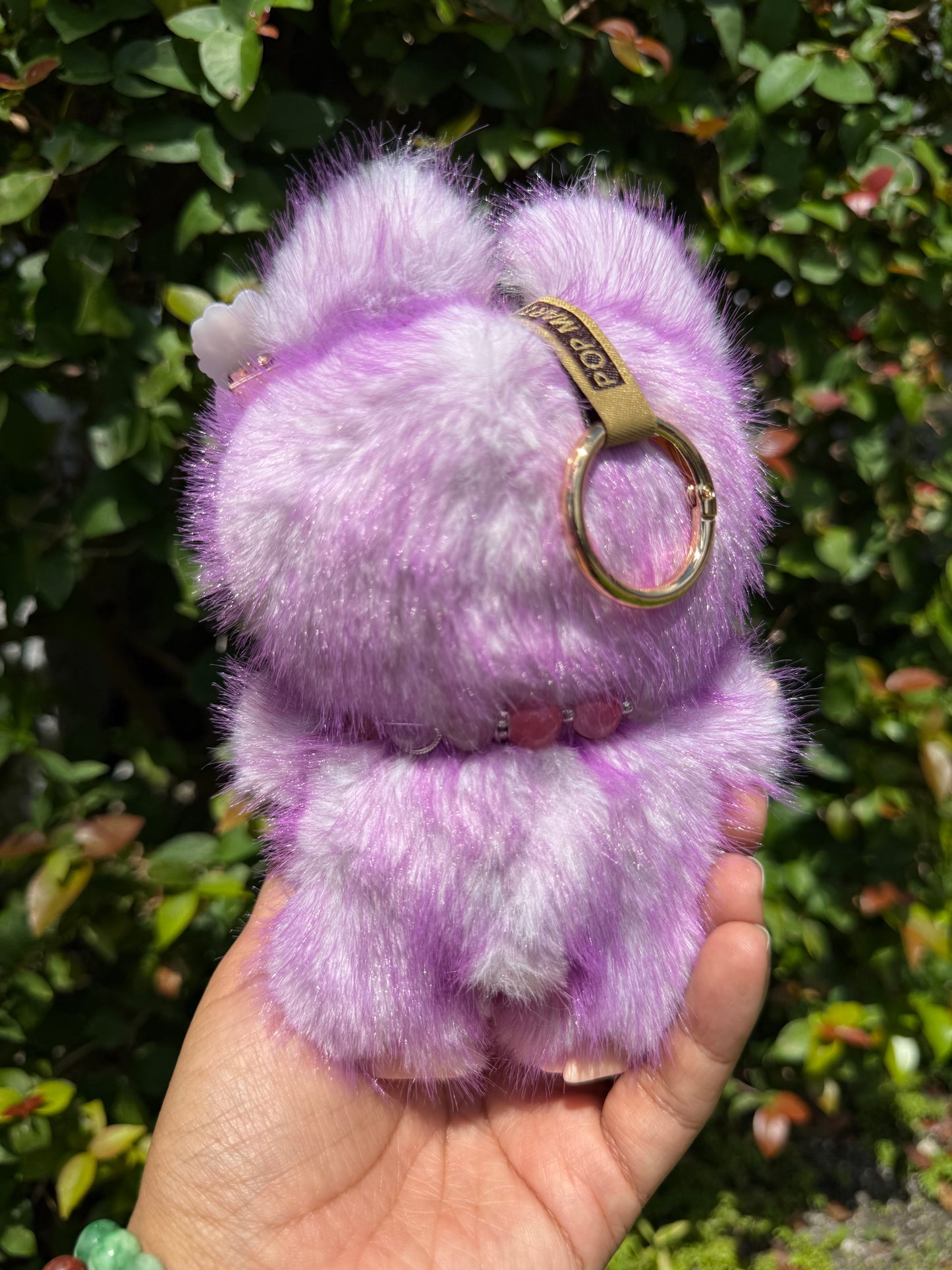 Two Toned Purple Kawaii Custom Handmade Fluffy Labubu