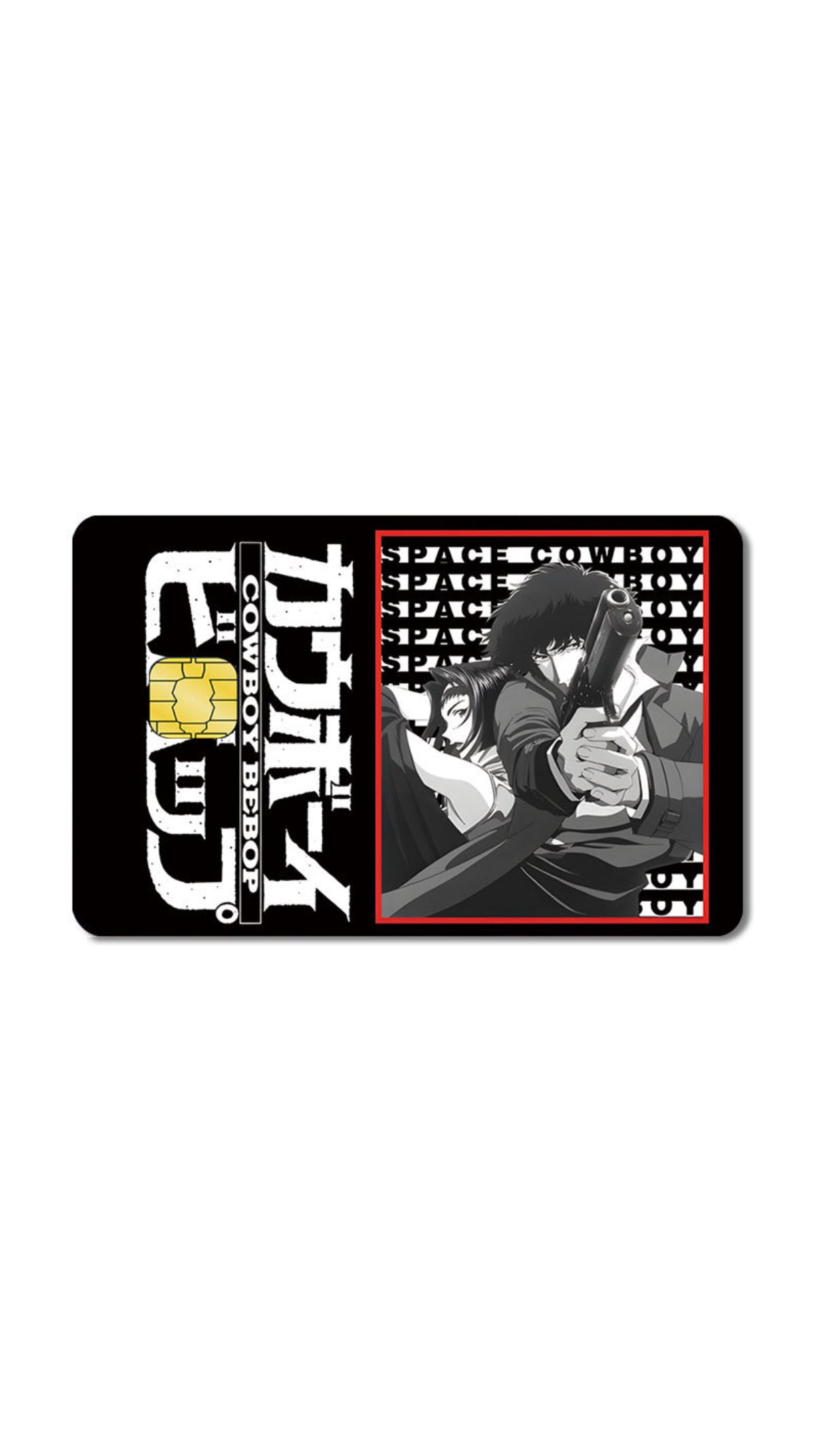Cowboy Bpop Graphic Anime Credit Card Sticker