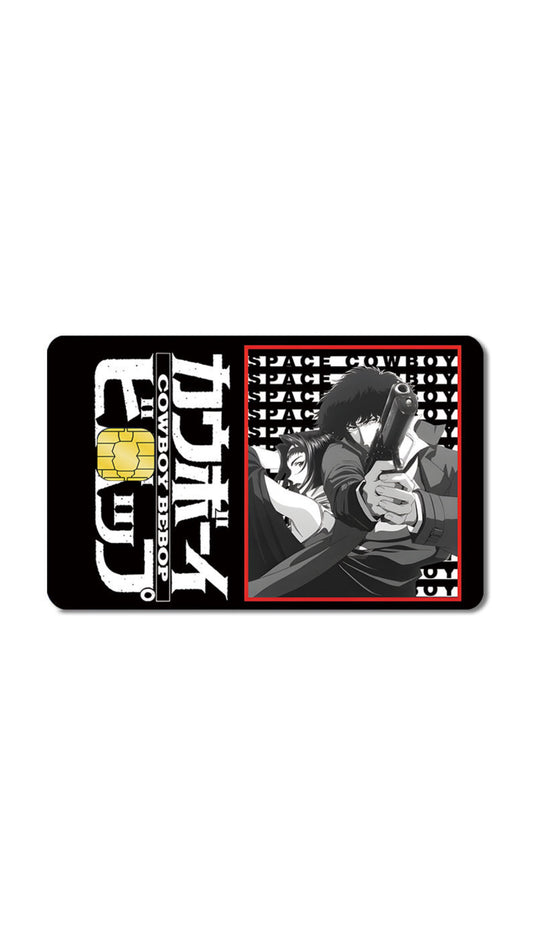 Cowboy Bpop Graphic Anime Credit Card Sticker