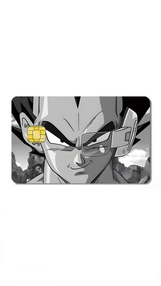 Vegeta Dragon Ball Z Anime Credit Card Sticker