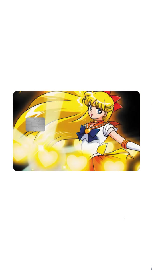 Sailor Venus Sailor Moon Anime Credit Card Sticker