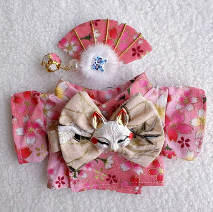 Japanese Kimono Dress Kawaii Cute Doll Outfit Clothes 17cm