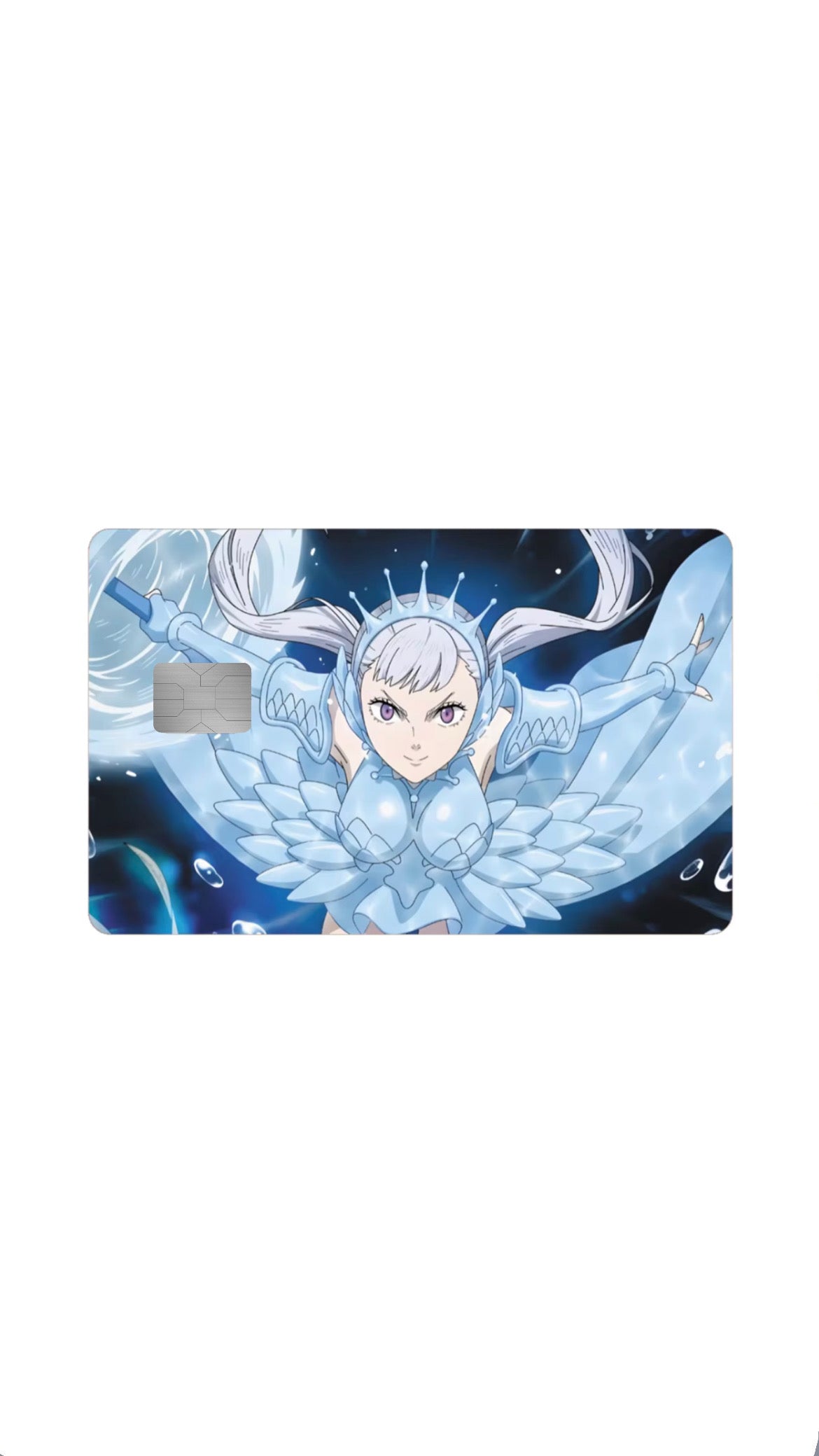 Noelle Valkyrie Armor Black Clover Anime Credit Card Sticker