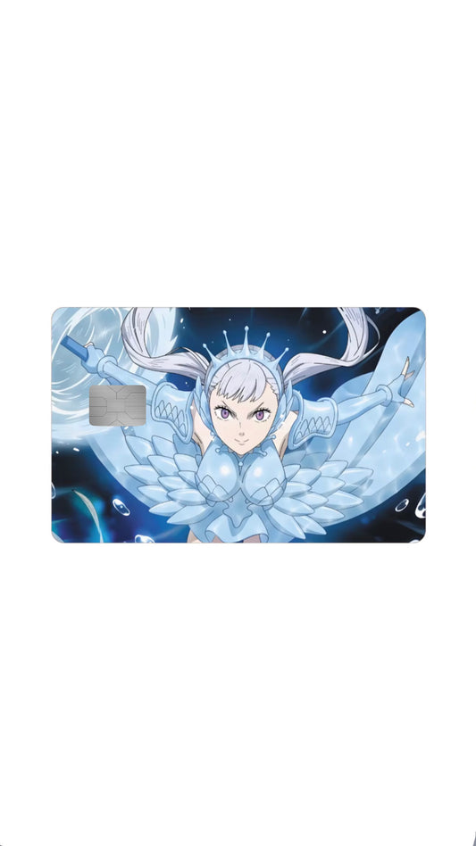 Noelle Valkyrie Armor Black Clover Anime Credit Card Sticker