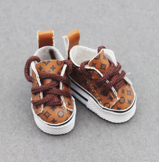 Louis Vuitton Designer Shoes Fashion Kawaii Cute Doll Labubu Outfit Clothes 17cm