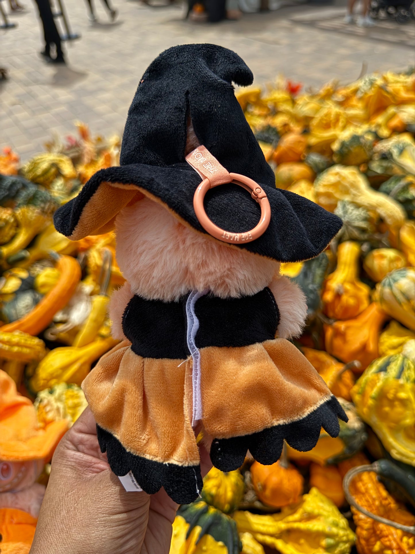 Pumpkin Witch Dress Halloween Doll Labubu Anime Costume Cosplay Clothes 17cm