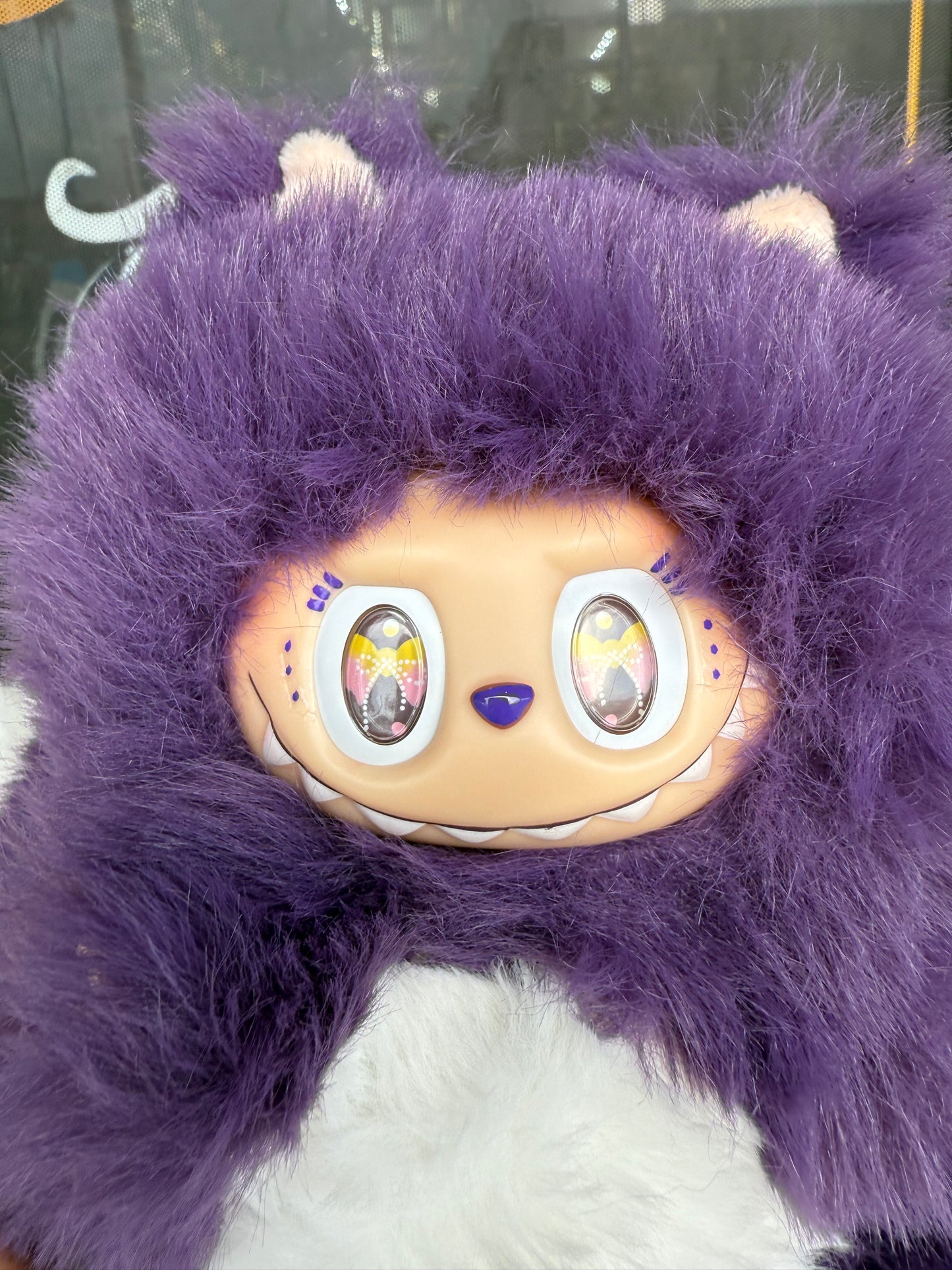 Purple Custom Nine-tailed Handmade Fluffy Labubu