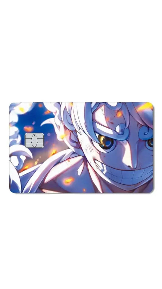 Gear 5 Luffy One Piece Anime Credit Card Sticker