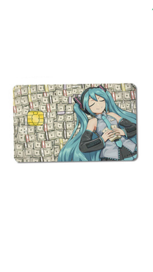 Miku Moniez Credit Card Sticker