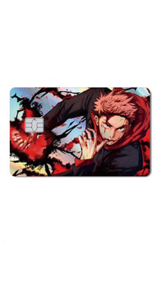 Yuji Itadori Holographic Jujitsu Kaisen JJK Credit Card Sticker