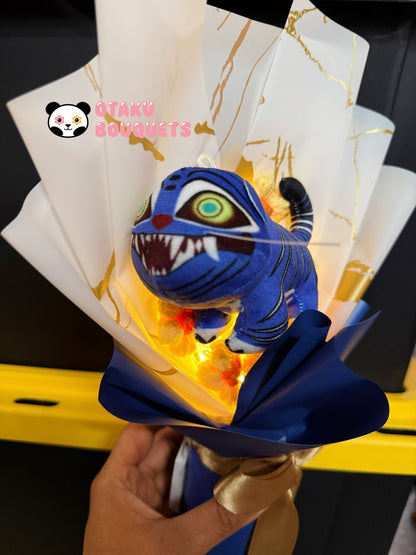 Derpy Light Up Gold Hoonam K-pop Demon Hunter Plush Bouquet