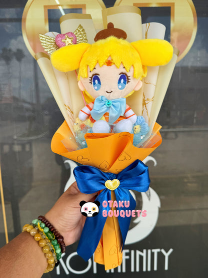 Venus Pom Pom Purin Magical Girl Kawaii Anime Moon Plush Bouquet