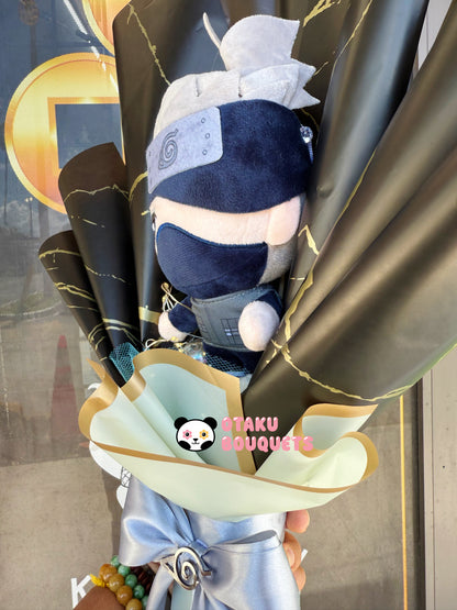 Japanese Plushie Kakashi Light Up Demon Slayer Plush Bouquet