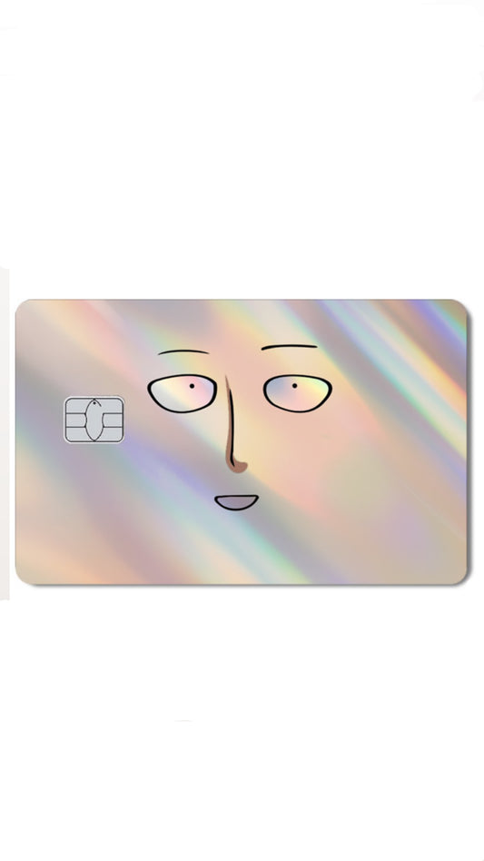 One Punch Man Anime Holographic Credit Card Sticker