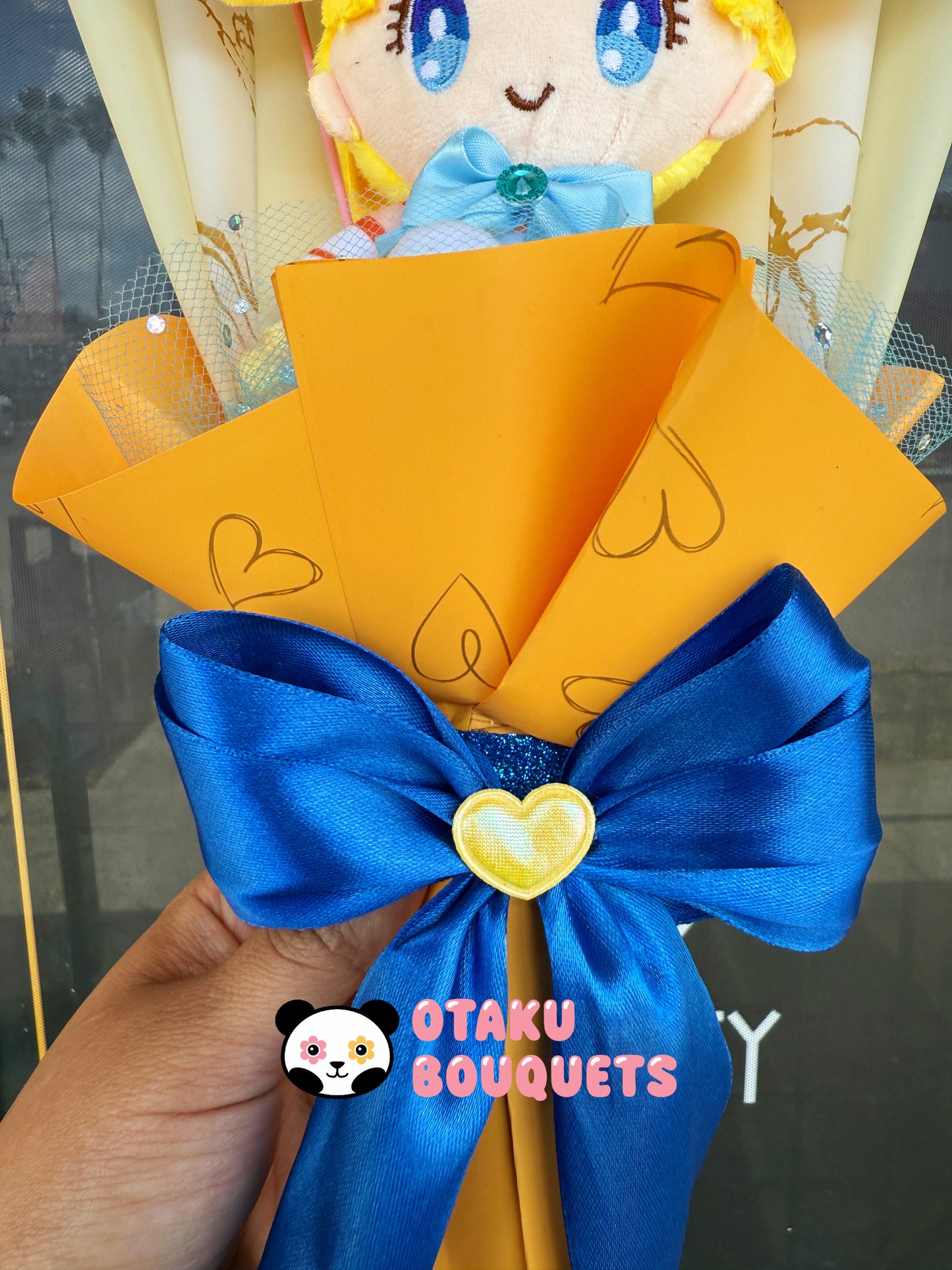 Venus Pom Pom Purin Magical Girl Kawaii Anime Moon Plush Bouquet