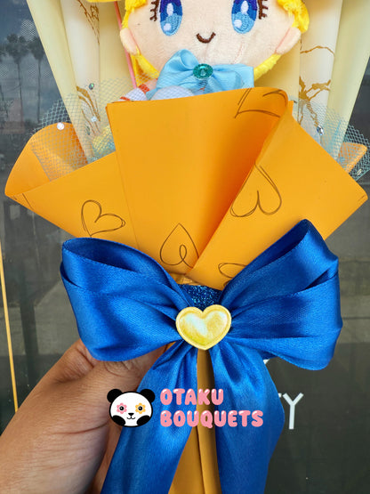 Venus Pom Pom Purin Magical Girl Kawaii Anime Moon Plush Bouquet