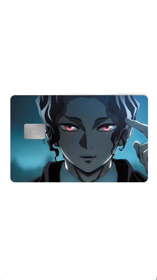 Muzan Infinity Castle Demon Slayer Anime Credit Card Sticker