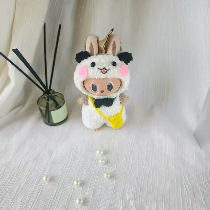 Bubu and Dudu Yier Forever Labubu Anime Costume Cosplay Clothes 17cm