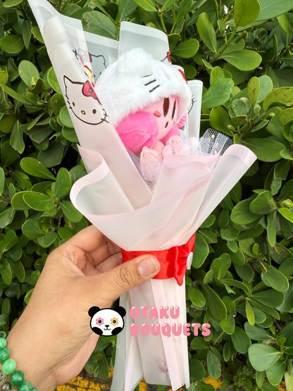 HK Kirbie Plushie Crochet Flower Bouquet