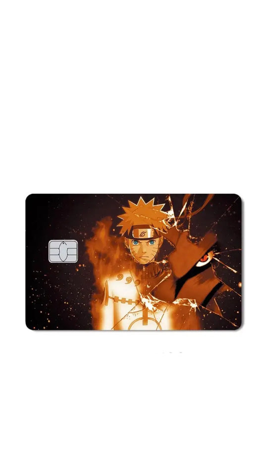 Naruto Kurama Nine-Tailed Fox Shippuden Anime Credit Card Sticker