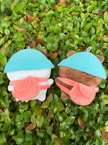 Bubu Dudu Yier Wearing Hats and Book Bag Plushie