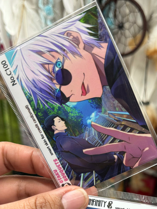 Gojo and Geto Jujitsu Kaisen JJK Anime Credit Card Sticker