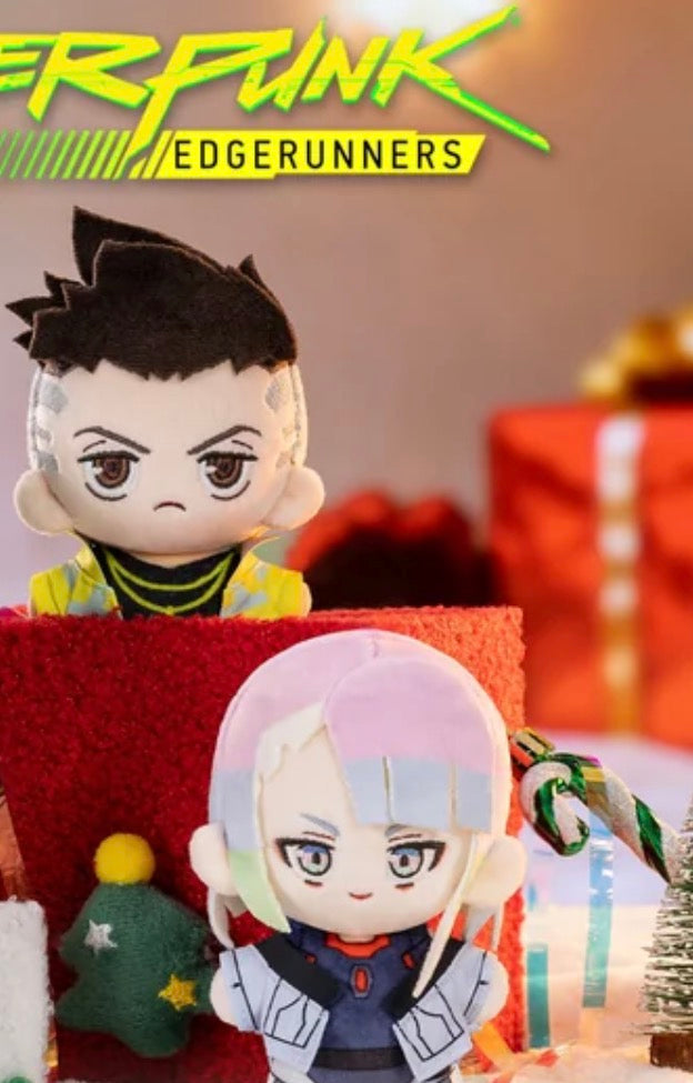 David and Lucy Cyber Punk Plushie Crochet Flower Bouquet