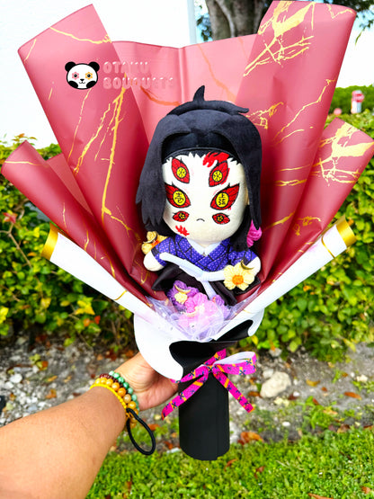 Eyes and Moons Crochet Flower Anime Plush Bouquet