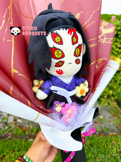 Eyes and Moons Crochet Flower Anime Plush Bouquet