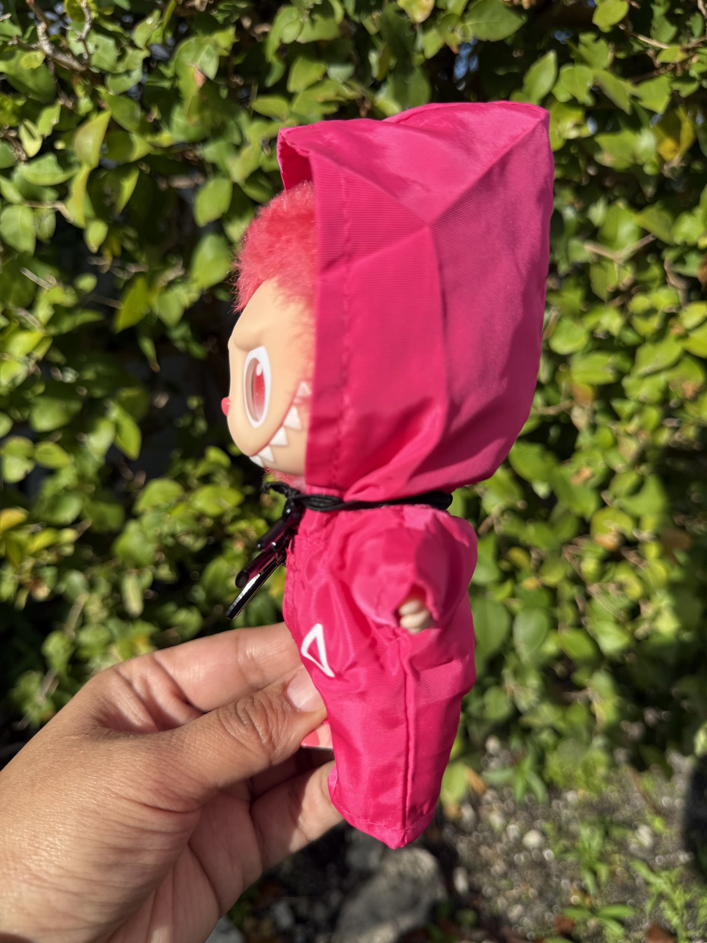 Squid Games Pink Overalls Doll Anime Costume Cosplay Clothes 17cm