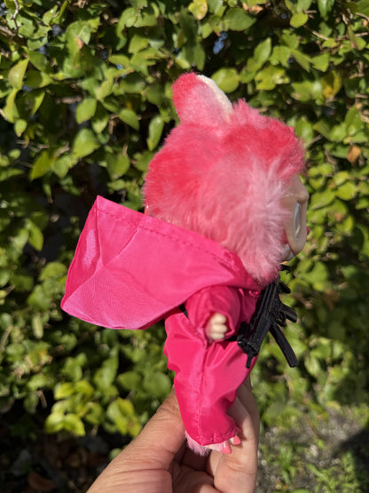 Squid Games Pink Overalls Doll Anime Costume Cosplay Clothes 17cm