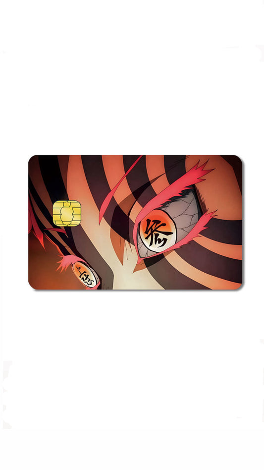 “Acaza” Demon “Slayerz” Anime Credit Card Sticker