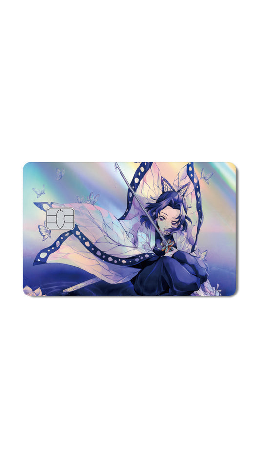 “Shino boo” Demon “Slayerz” holographic Anime Credit Card Sticker