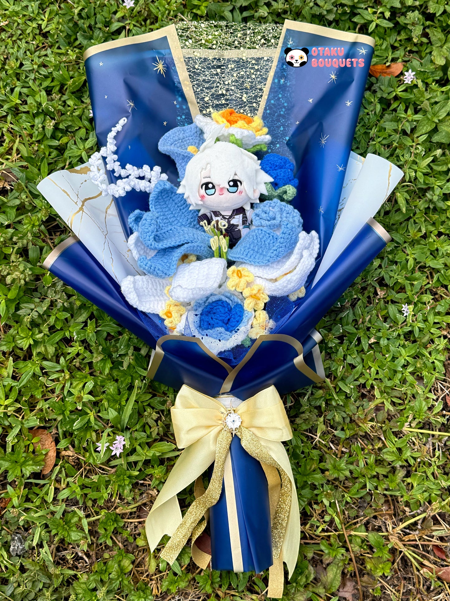 Honkai Star Rail Phainon Plushie Crochet Bouquet