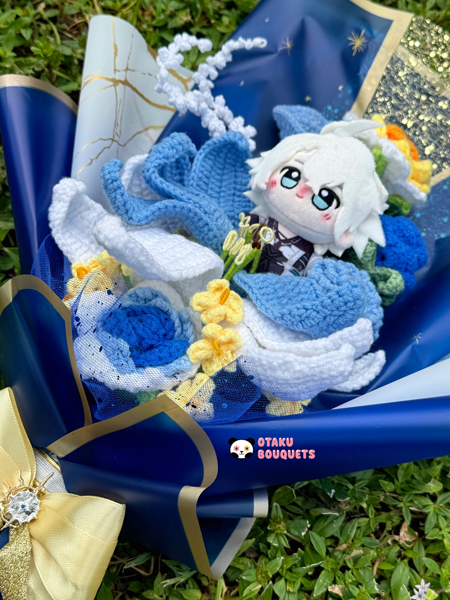 Honkai Star Rail Phainon Plushie Crochet Bouquet