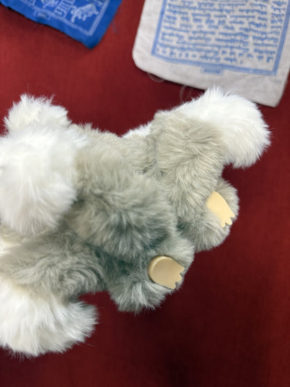 Gray Custom Nine-tailed Handmade Fluffy Labubu