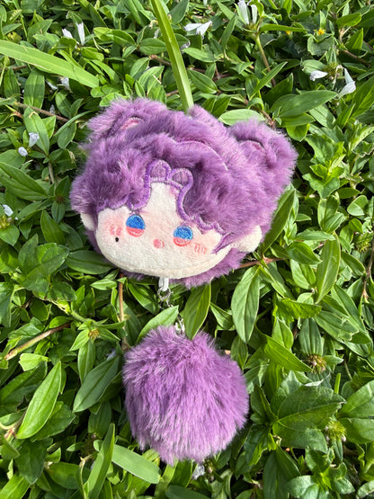 LAD Face Cat Keychain Plush
