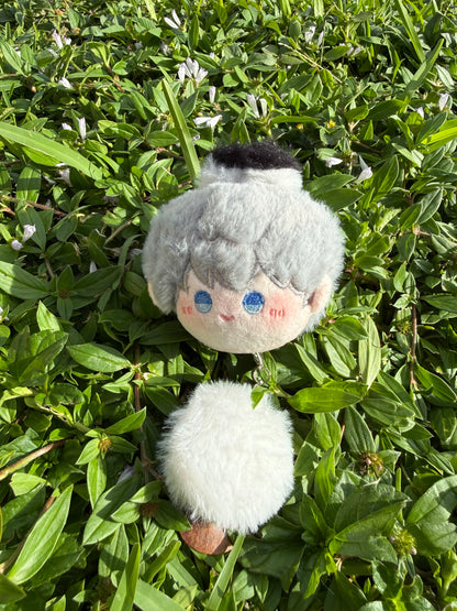 LAD Face Cat Keychain Plush