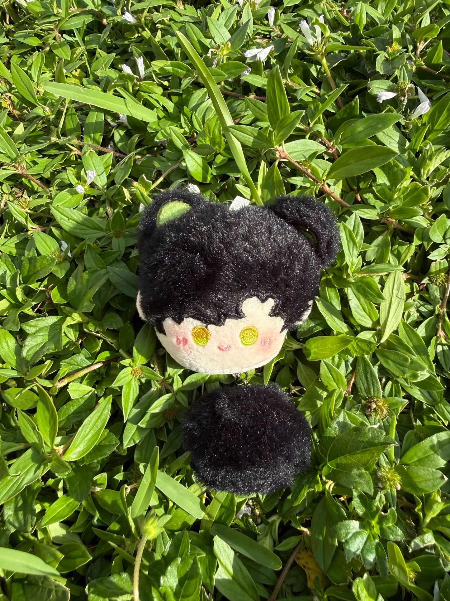 LAD Face Cat Keychain Plush