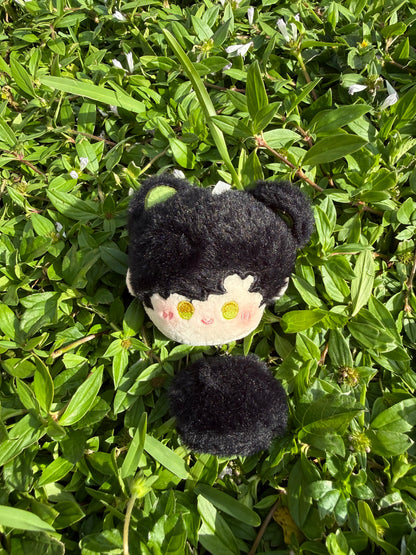 LAD Face Cat Keychain Plush