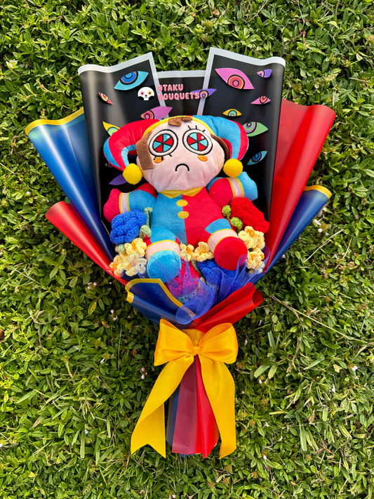 Pomi Circus Plushie Crochet Flower Bouquet