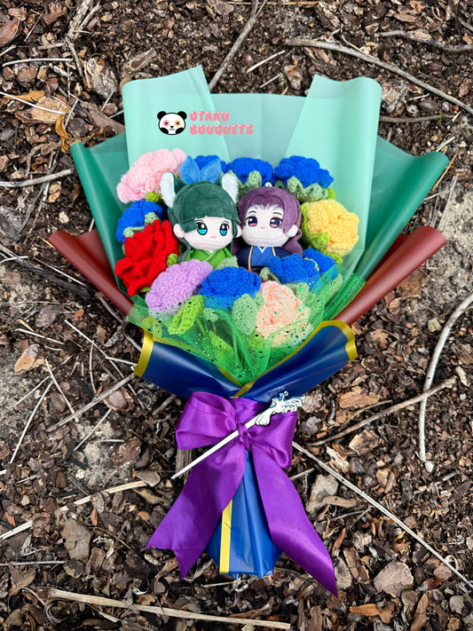 Apotecarie Anime Plushie Crochet Flower Bouquet