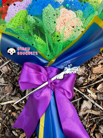 Apotecarie Anime Plushie Crochet Flower Bouquet