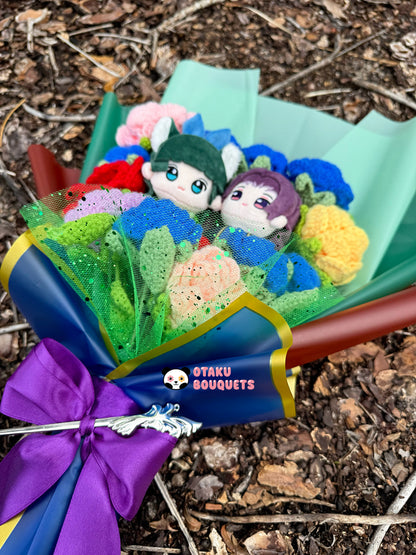 Apotecarie Anime Plushie Crochet Flower Bouquet