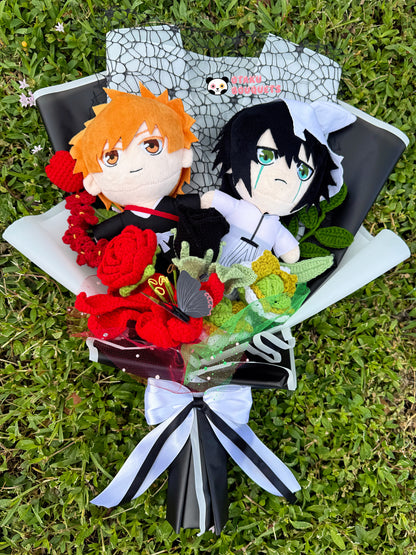 Soul Collector X Hole in the Chest Dragon Anime Plushie Crochet Bouquet